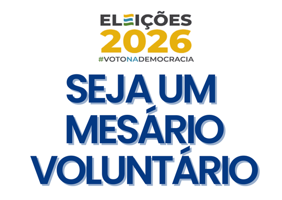 imagem de background - Inscrição para mesário