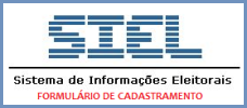 Acesso ao formulário do Sistema de Informações eleitorais.