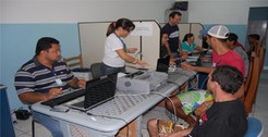 Servidores do TRE-RR realizam atendimento na Penitenciária de Monte Cristo, em Boa Vista/RR