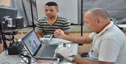Biometria em Roraima - fotos de Orib Ziedson 