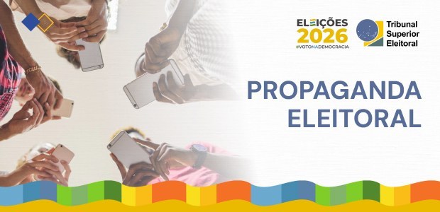 Imagem que retrata uma peça publicitária institucional dividida em duas partes sobre fundo branc...