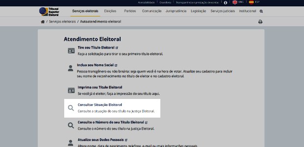 Consulta Situação Eleitoral