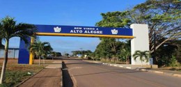 Entrada de Alto Alegre. Foto Prefeitura de Alto Alegre.Divulgação.Arquivo