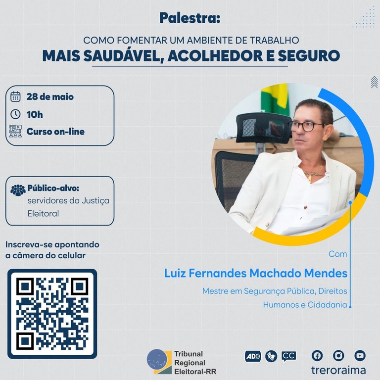 Como Fomentar um Ambiente de Trabalho mais Saudável, Acolhedor e Seguro Horário: 28 mai. 2025, à...