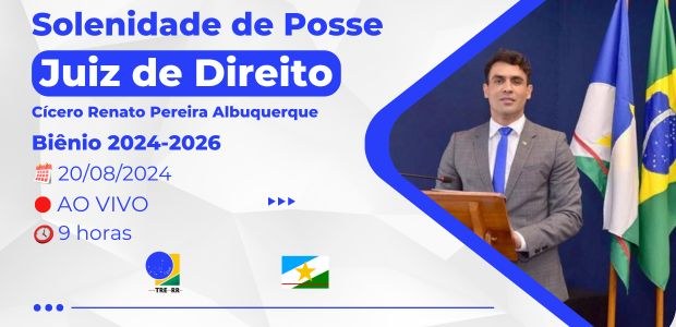 Solenidade de Posse - Juiz Cícero Renato Pereira Albuquerque