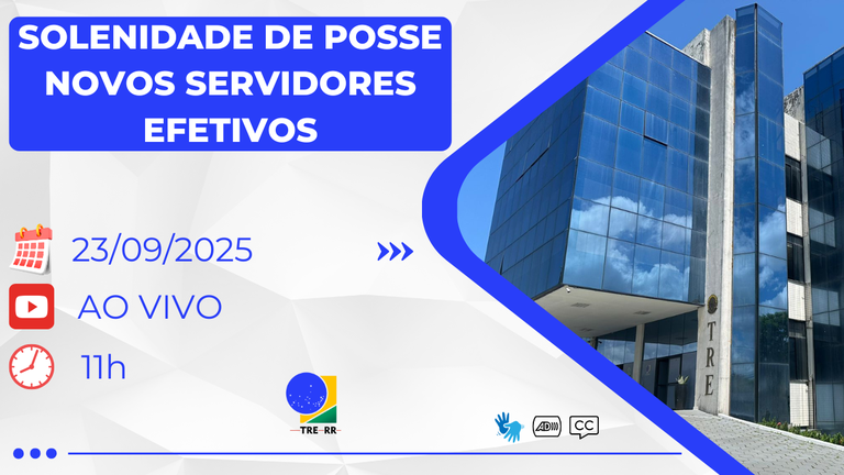 Solenidade de posse novos servidores efetivos