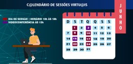 TRE-RR - Calendário de sessões Junho