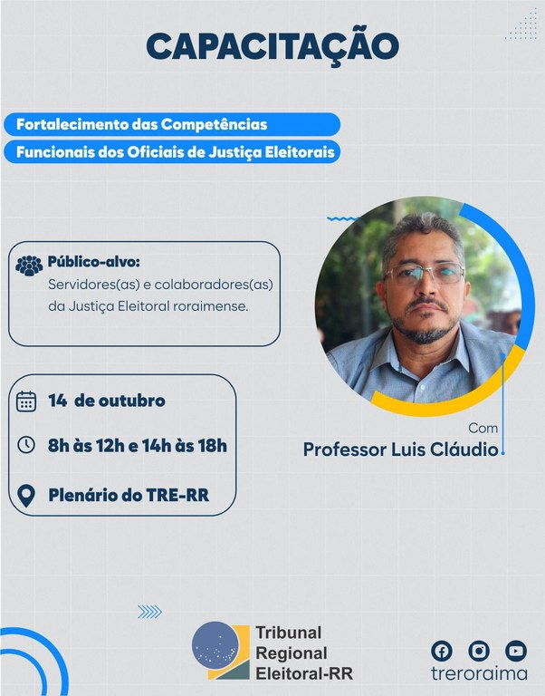 #PraTodosVerem | #PraCegoVer | #Acessibilidade - Card informativo do TRE-RR com fundo cinza clar...
