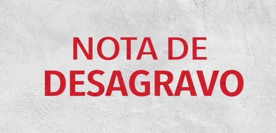 Nota de desagravo