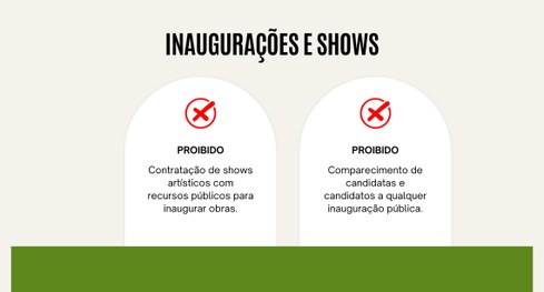 Card informativo sobre as eleições de 2026, com fundo em tons de verde e branco. Em destaque, o ...