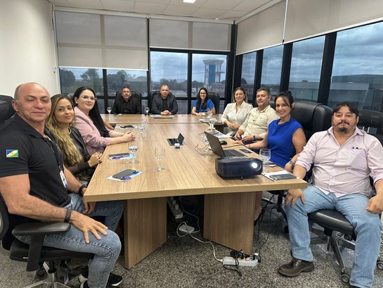 Reunião de metas CNJ de 2025 - TRE-RR Reunião do presidente do TRE-RR para metas de 2025