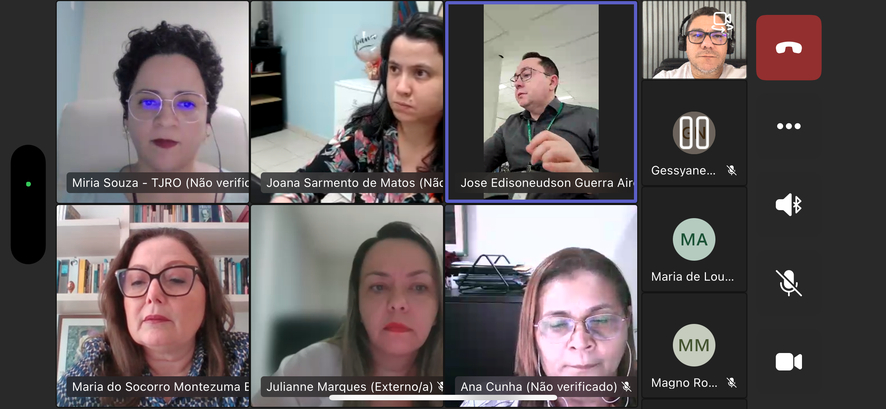 Reunião Ponto Focal da Região Norte - Comite de Prevenção e Enfrentamento ao Assedio - CNJ - TRE-RR Reunião Ponto Focal da Região Norte (TRE-RR)