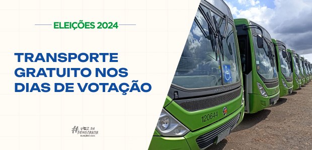 Transporte gratuito de eleitores no dia da votação 16.08.2024 Transporte gratuito de eleitores no dia da votação 16.08.2024