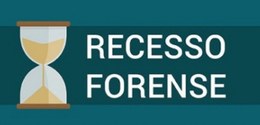 Banner para o recesso forense