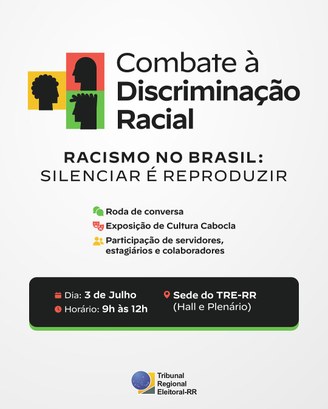TRE-RR Discriminação racial